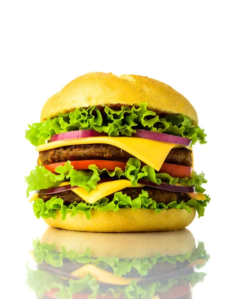Tradycyjnych hamburger — Zdjęcie stockowe