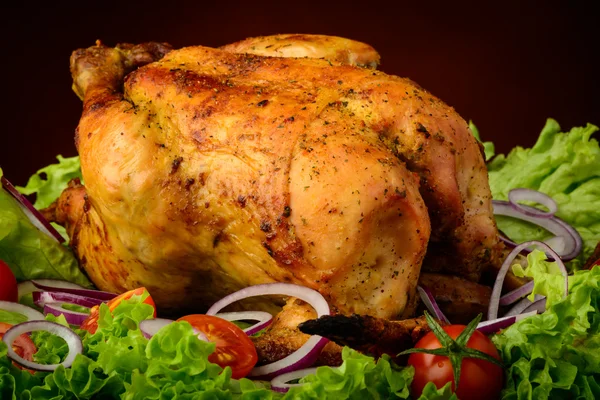 Grilled chicken closeup — Stock Photo, Image