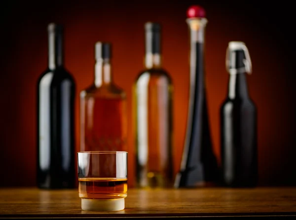 Glas whisky — Stockfoto