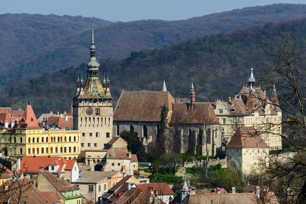View on old town in Sighisoara — Stock Photo, Image