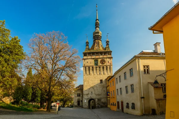 Uhrturm in Sighisoara — Stockfoto