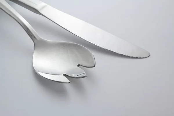 Spoon and knife — Stock Photo, Image