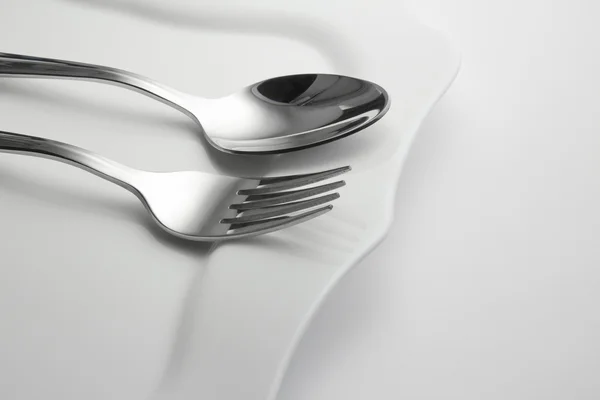 Fork and spoon — Stock Photo, Image