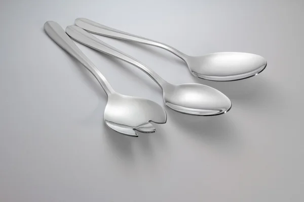 Three spoon — Stock Photo, Image