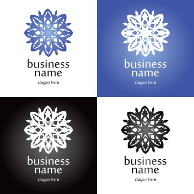 kar tanesi logo elementleri