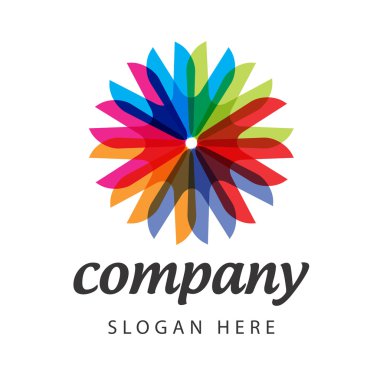 abstact yıldız logo şablonu.