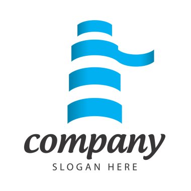 Logo olarak kullanılabilecek bir kurdele tasarımı