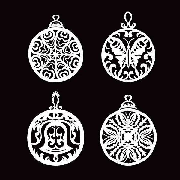 Сніжинка логотип елементів — стоковий вектор