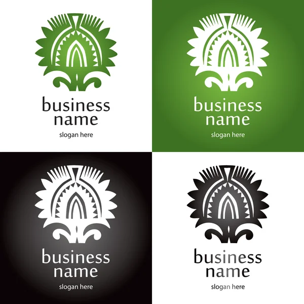 Logo-Baum — Stockvektor
