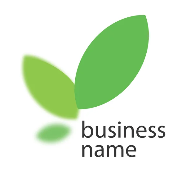 Ikona środowiska eco lub logo z roślin — Wektor stockowy