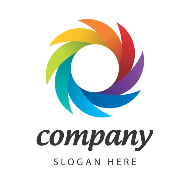 Logo de color — Vector de stock