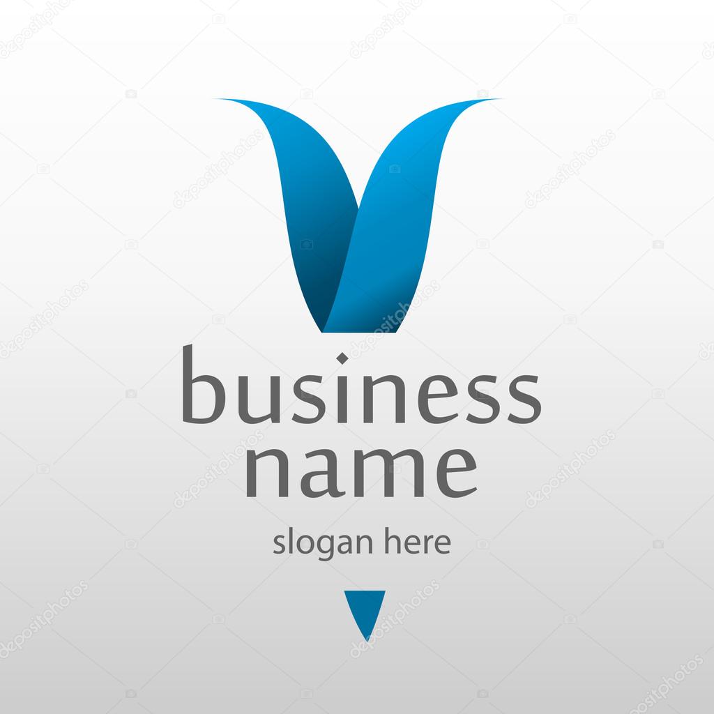 Square Abstract Blue logo template. — Stock Vector © artbutenkov 22107979