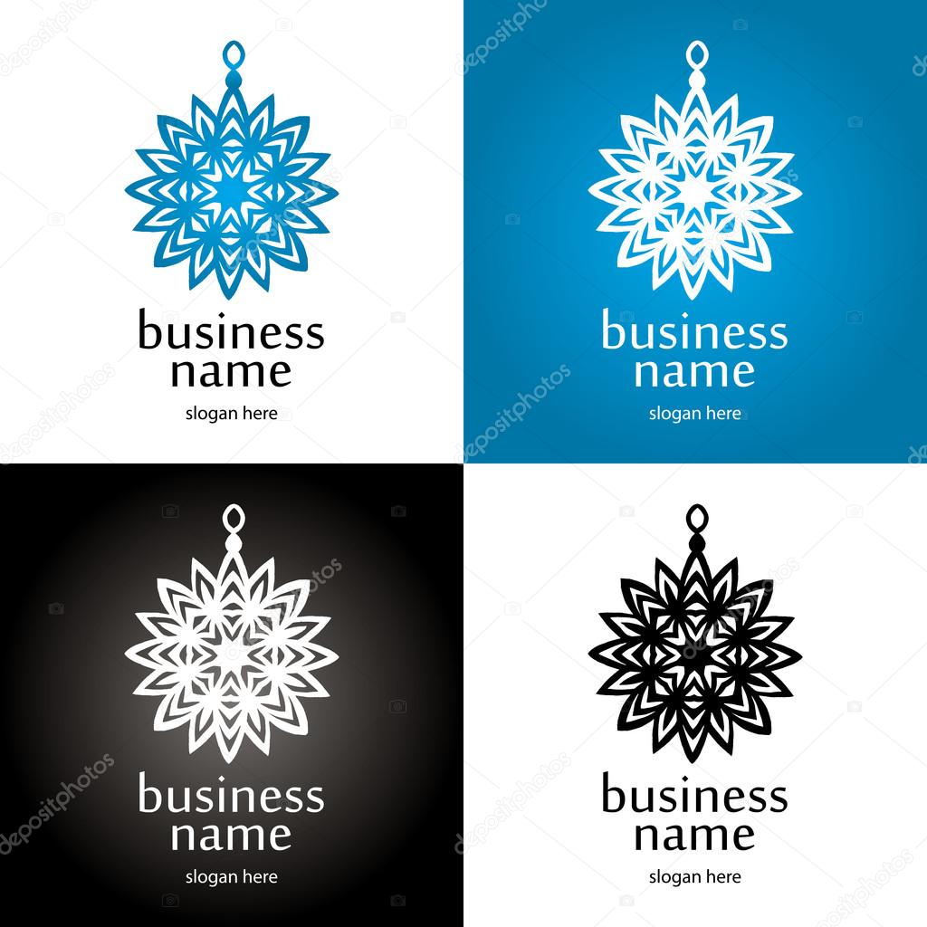 Snowflake logo elements