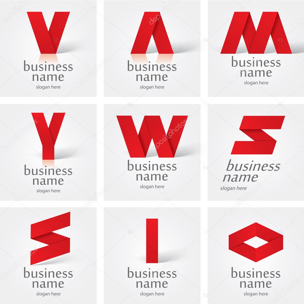 Vector logo design elements