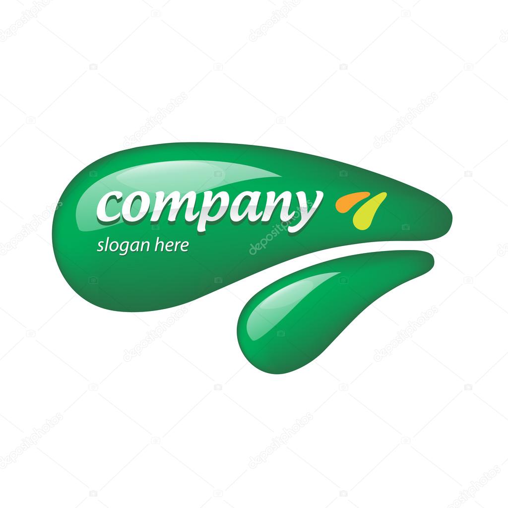 Environmental eco icon or logo with plant