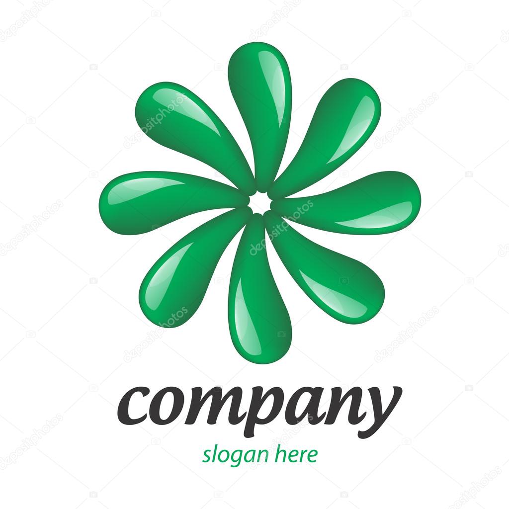 Eco icon. leaves logo