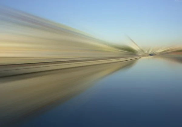 Road in motion blur — Stock Photo, Image