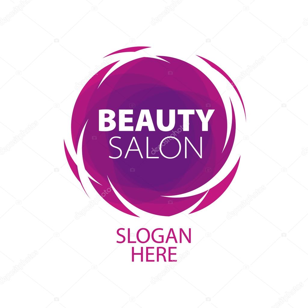 Abstract logo of beauty in the form of a ball
