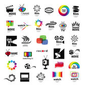 Sammlung von Logos tv, video, photo, film