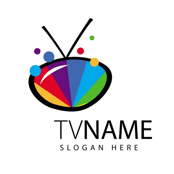 Écran de logo vectoriel gamme de couleurs TV — Image vectorielle