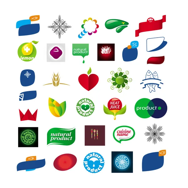 Coleção marca de ícones de design abstratos — Vetor de Stock