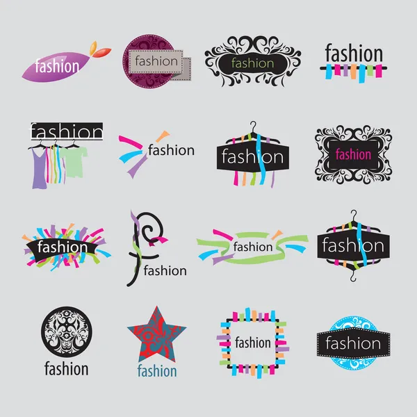 Colección de logos de vectores accesorios de moda — Archivo Imágenes Vectoriales