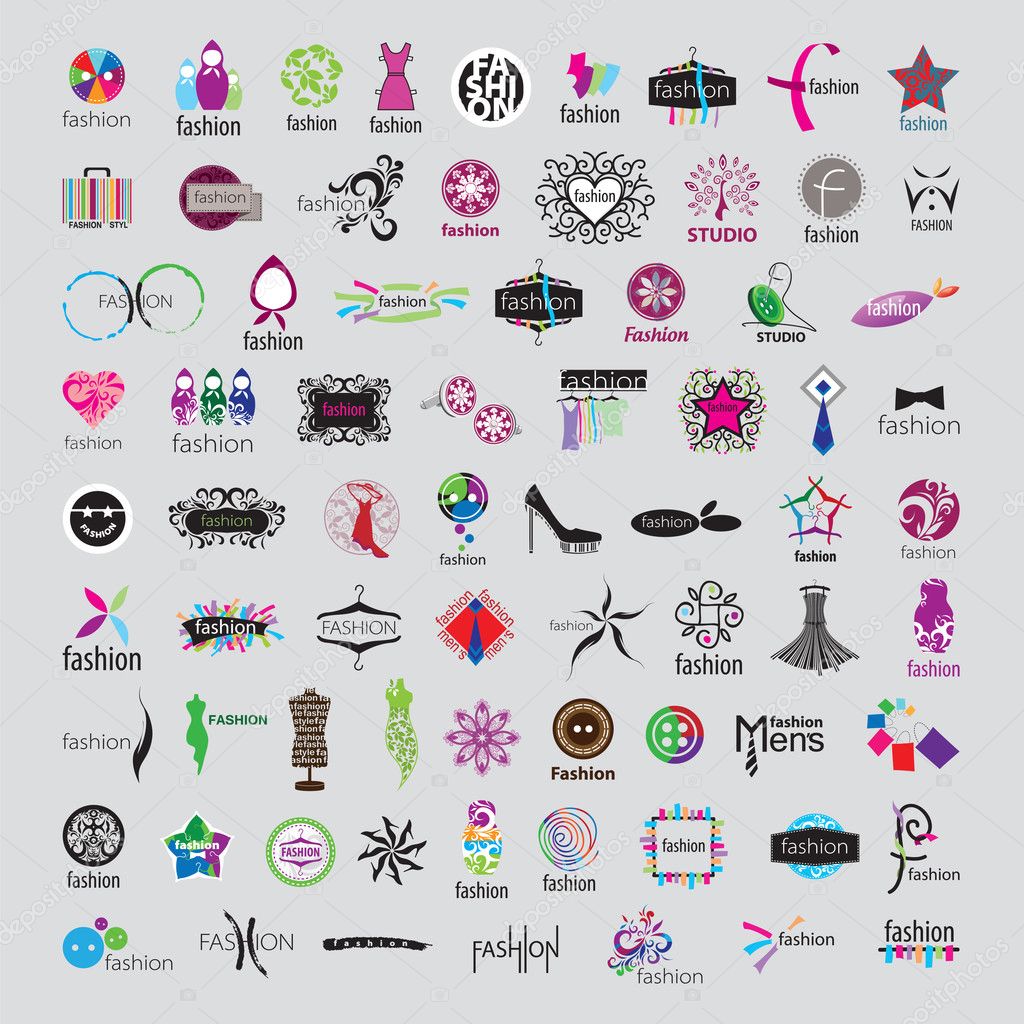 Biggest collection of vector logos of fashion accessories and clothing