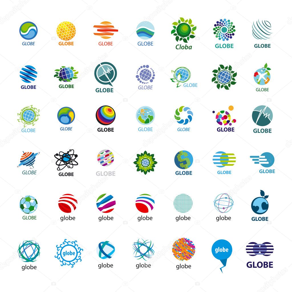 Biggest collection of vector logos Globe