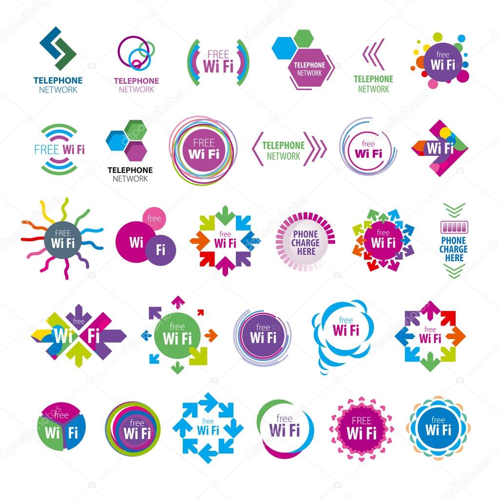 Biggest collection of vector logos Wifi