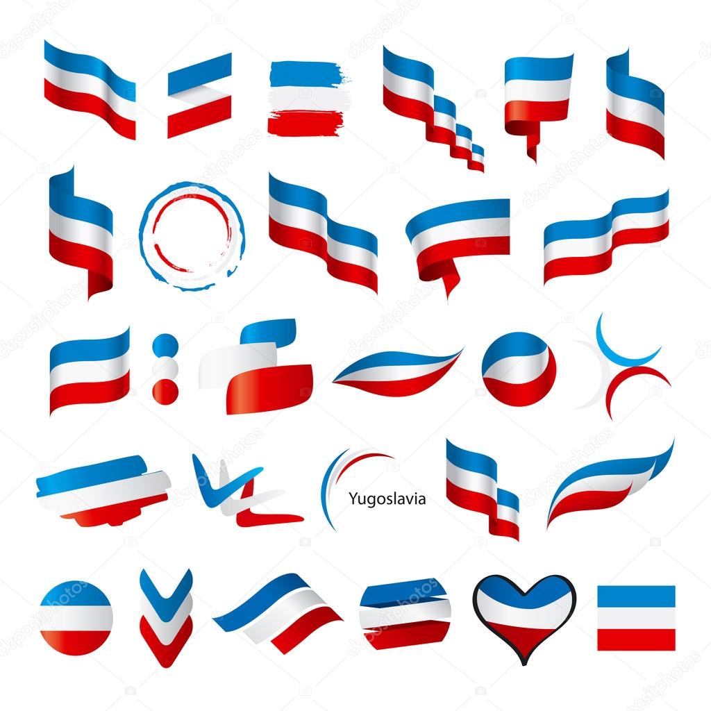biggest collection of vector flags of Yugoslavia