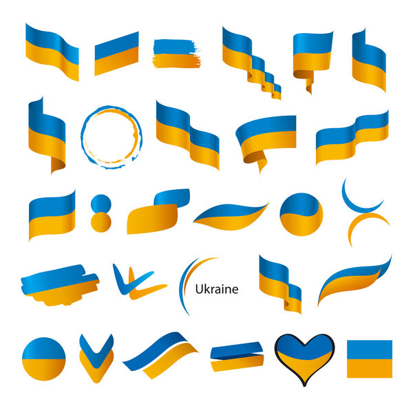 biggest collection of vector flags of Ukraine