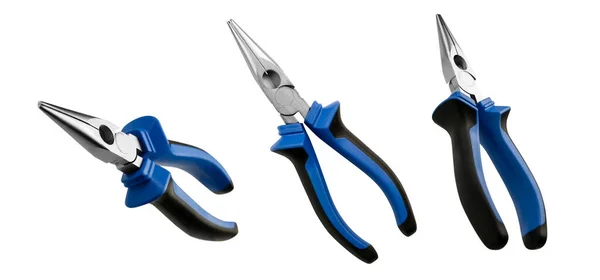 Pliers in different angles on a white background — Stock fotografie