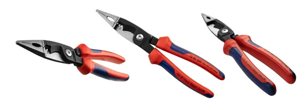 Pliers in different angles on a white background — Stockfoto