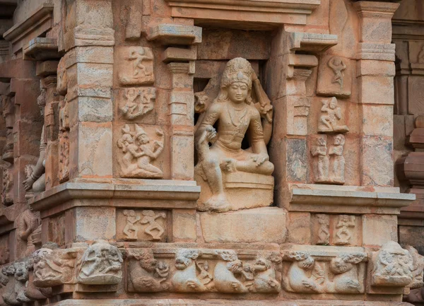 bas-reliefs at the Gangaikonda Cholapuram, South India