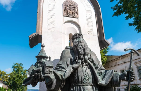 Kalyazin Rosja Sierpnia 2020 Widok Pomnika Macariusza Opata Kaliazyńskiego Zbliżenie — Zdjęcie stockowe