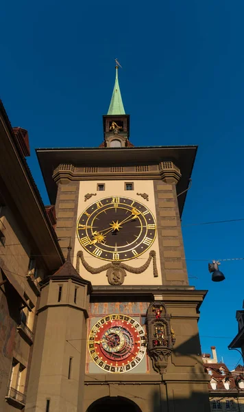 Der Zytglogge Ist Ein Markanter Mittelalterlicher Turm Zentrum Des Historischen — Stockfoto