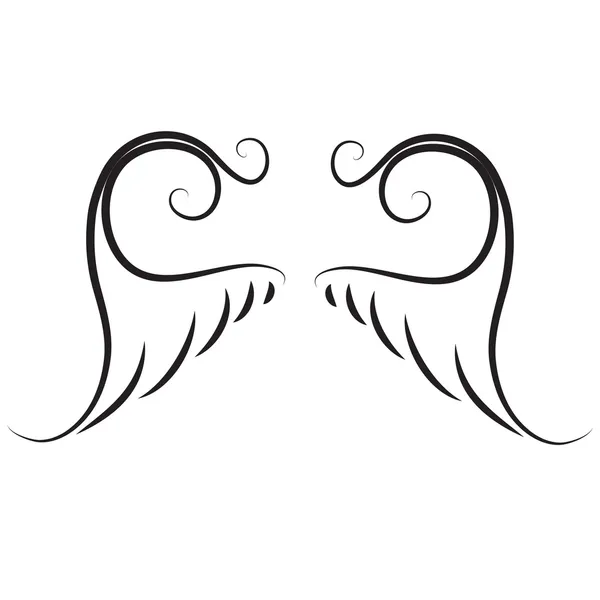AMAZING VECTOR WINGS SET Stock Vector