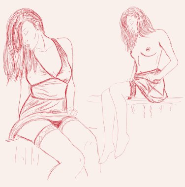 seksi kız undresses