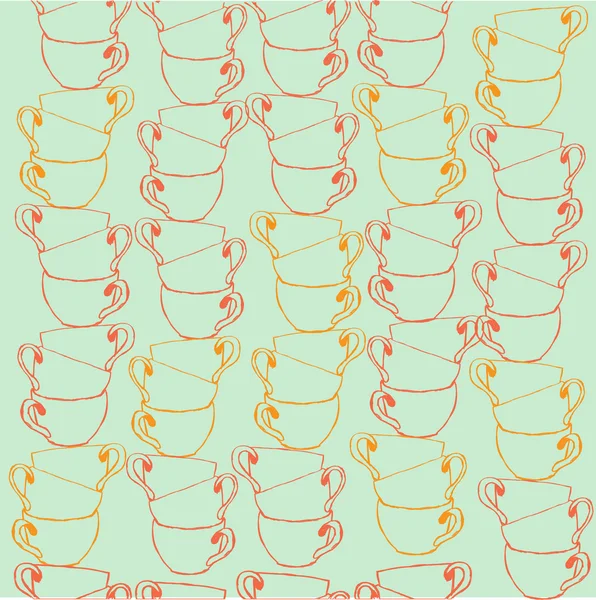 yığılmış renkli bardak yığınları ile sorunsuz desen.