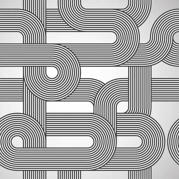 Abstract retro betegelde patroon lijnen achtergrond — Stockvector
