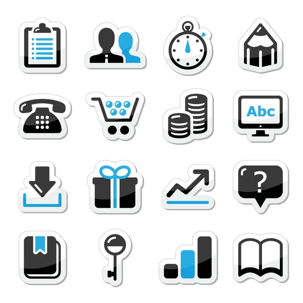 Web Internet Icons Set - Vektor — Stockvektor