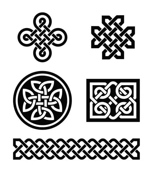 Celtic Knot desenleri - vektör