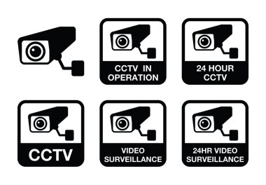 CCTV kamera, video izleme simgeleri ayarlamak