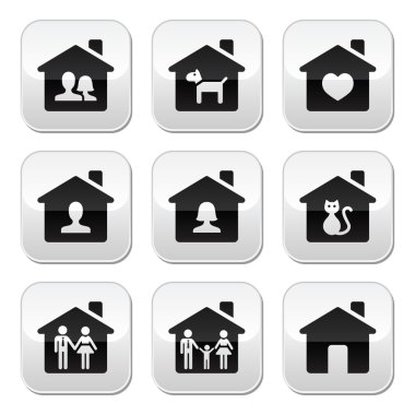 ev, Aile vektör düğme kümesi