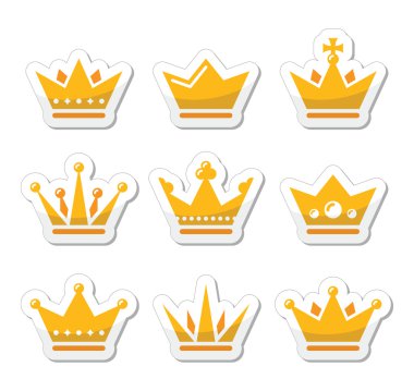 taç, Kraliyet ailesi Icons set