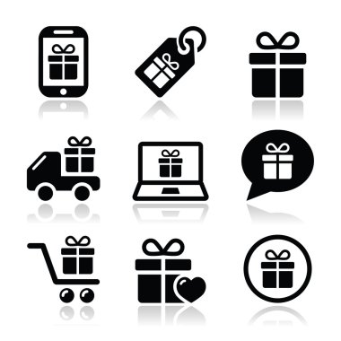 Şu, Vector Icons set alışveriş