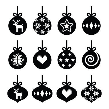 Noel top, Noel biblo vector Icons set