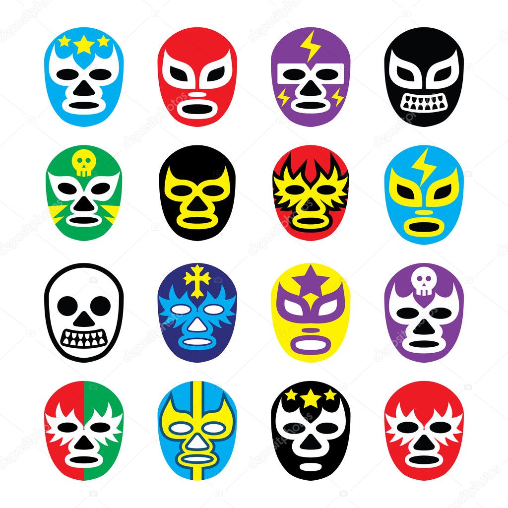 Mascara De Lucha Libre Mexicana