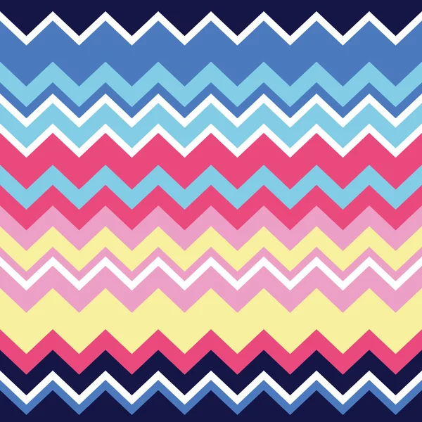 Tribal aztec zigzag motif sans couture, impression — Image vectorielle