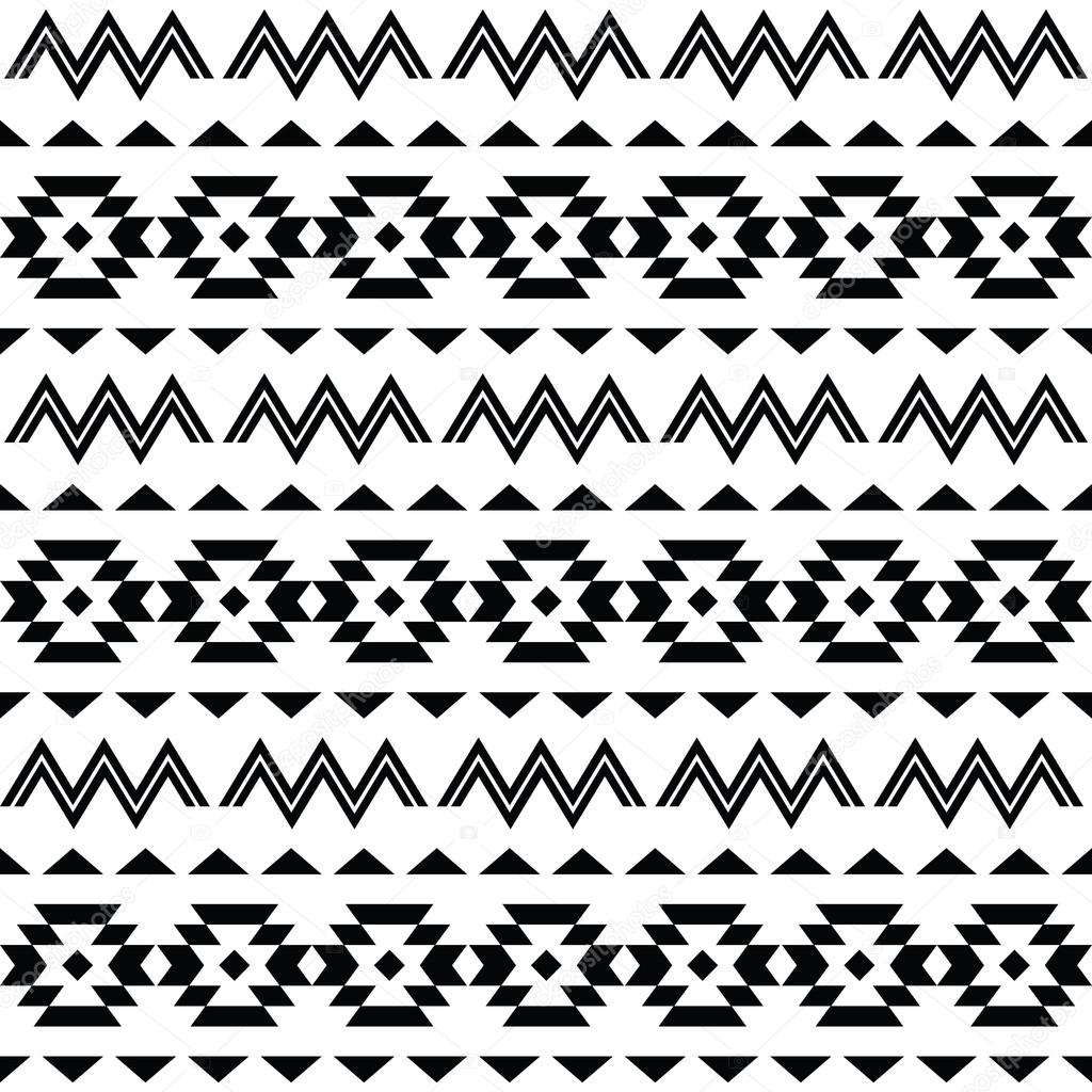 Tribal pattern, Aztec seamless background
